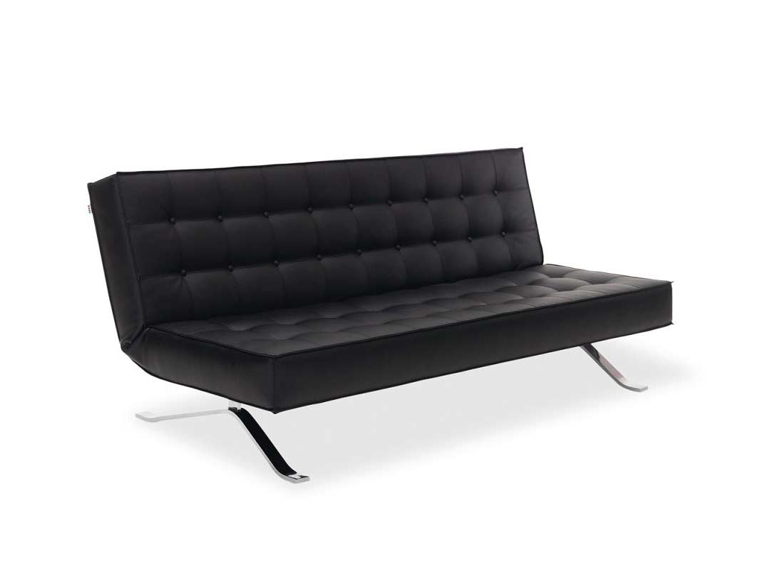 leatherette hide-a-bed sofa