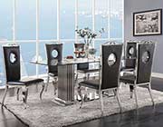 Double Pedestal Base Dining table AC Syrena