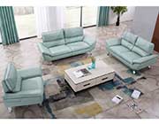 Teal Genuine Leather Sofa set AE 152