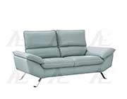 Teal Genuine Leather Sofa set AE 152