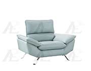 Teal Genuine Leather Sofa set AE 152