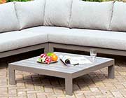 Light Gray Patio Sofa sectional FA 591