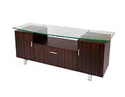 Modern Office Desk in Walnut Wood KI 88