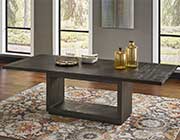modern dining table grey weathered finish san francisco MS651