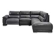 Grey Sectional Sofa Power Recliner EF 901