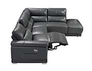 Grey Sectional Sofa Power Recliner EF 901