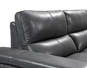 Grey Sectional Sofa Power Recliner EF 901