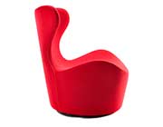 Modern Red Fabric Chair VG 068