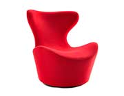 Modern Red Fabric Chair VG 068