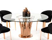 Stylish Dining Table Rose gold VG Maddox