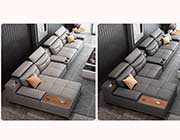 Convertible Sectional sofa in Gray EF 08
