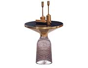 Glass Top Gray Coffee table AE 319