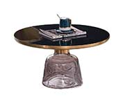 Glass Top Gray Coffee table AE 319