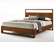 Walnut Modern Bed VG 856