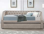 Gray Fabric Daybed HE 985