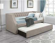 Gray Fabric Daybed HE 985