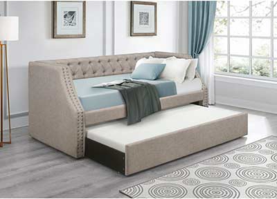 Gray Fabric Daybed HE 985