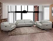 Gray Modern Power Recliner Sofa AE 247