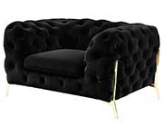 Modern Velvet Sofa Set