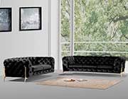 Modern Velvet Sofa Set