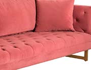 Pink Velvet Sofa AL Lisha