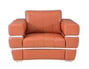 Camel Leather Sofa set GU 04