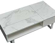 White Coffee Table with storage EF 88