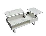 White Coffee Table with storage EF 88