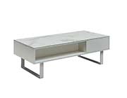White Coffee Table with storage EF 88