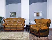Leather Classic sofa set EF 100