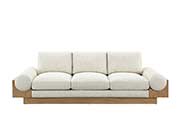 Ivory and Beige sofa SB 046