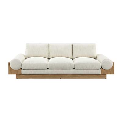 Ivory and Beige sofa SB 046