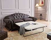 Black Leather sofa EF Alberta