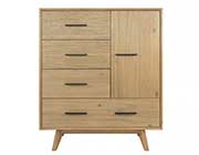 Walnut Modern Bed VG clarissa