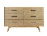 Walnut Modern Bed VG clarissa
