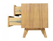 Walnut Modern Bed VG clarissa