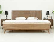 Walnut Modern Bed VG clarissa