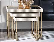 Lisbon Nesting Tables in Black by Aico Furniture