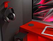 Red and Black Gamer Bed EF Futura