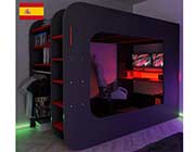 Red and Black Gamer Bed EF Futura