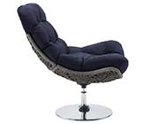 Lounge Swivel Chair MW Brooklyn in Navy