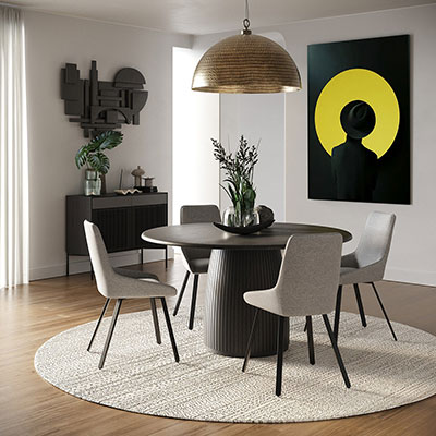 Round Dining Table VG Taden