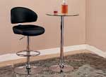 Black Bar Stool, Adjustable height