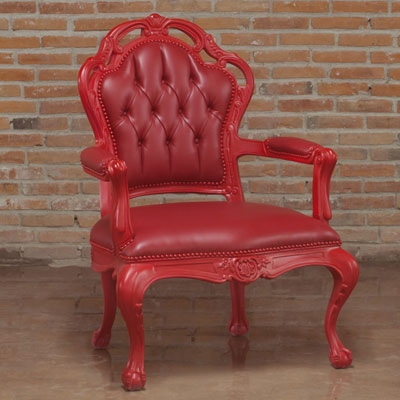 Red Armchair Glamour 651