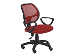 Percy Red Swivel Office Chair