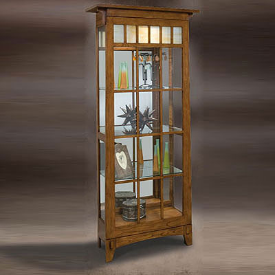 Two Way Sliding Door Curio Cabinet