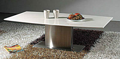 Modern coffee table with marble top CR909