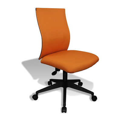 Modern Orange Office Chair Kaja by Jesper