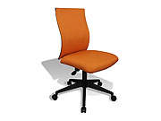 Modern Orange Office Chair Kaja by Jesper