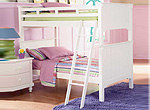 White Bunk Bedroom set HE875